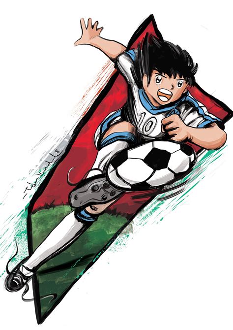 キャプテン翼 イラスト：サッカーとアートの融合